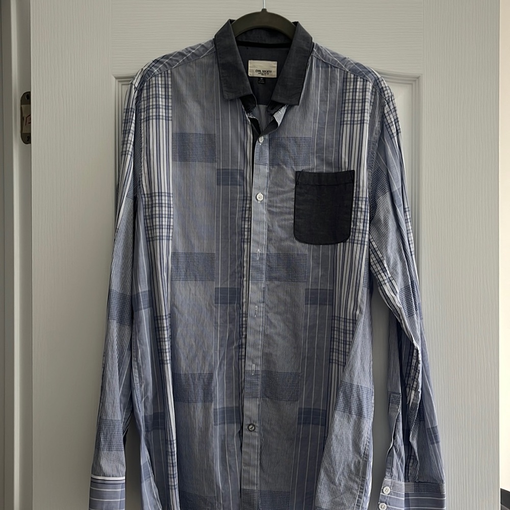 Civil society button down